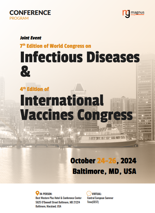 4th Edition of International Vaccines Congress | Baltimore, Maryland, USA Program